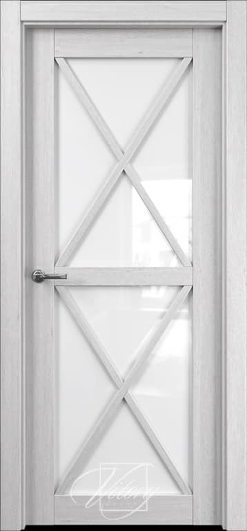 Дверь межкомнатная экошпон Sorrento 10 ДО со стеклом